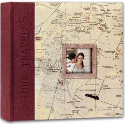 Swains Map Our Travel Red 200 4x6 Album