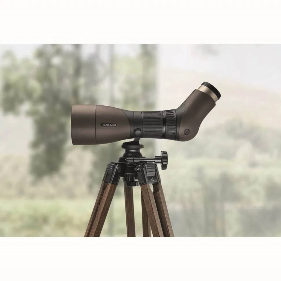 Swarovski ATX Interior Spotting Scope And Wooden Tripod Kit