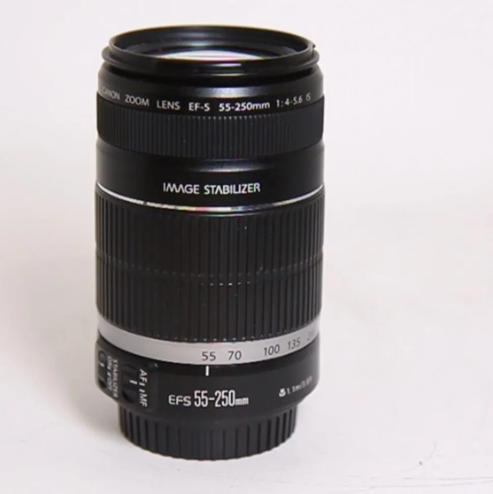 Used Canon 55-250mm f/4-5.6 IS EF Mount Lens