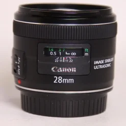 Used Canon 28mm f/2.8 IS USM EF Mount Lens