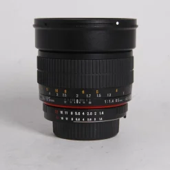 Used Samyang 85mm f/1.4 AF F Mount Lens