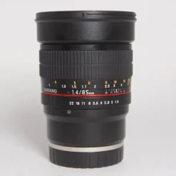 Used Samyang 85mm f/1.8 CSC E Mount Lens