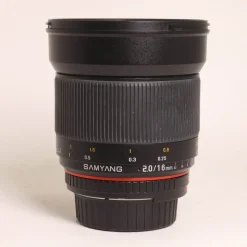 Used Samyang 16mm f/2 F Mount Lens