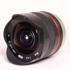 Used Samyang 8mm f/2.8 Fisheye II X Mount Lens