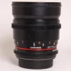 Used Samyang 16mm T2.2 VDSLR ED AS UMC CS II Cine Lens Canon EF