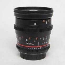 Used Samyang 20mm T1.9 VDSLR ED AS IF UMC Cine Lens - Canon EF