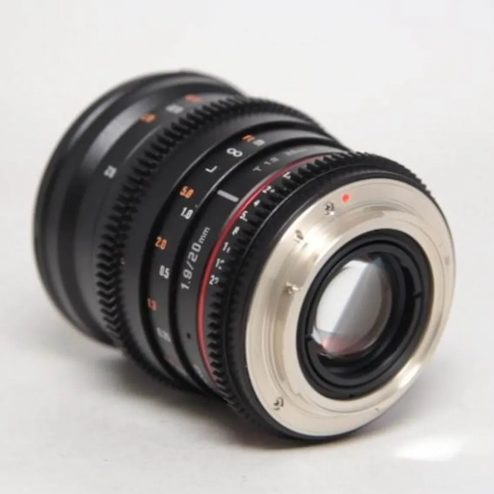 Used Samyang 20mm T1.9 VDSLR ED AS IF UMC Cine Lens - Canon EF