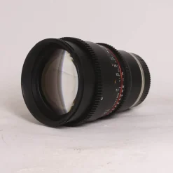 Used Samyang 85mm T/1.5 VDSLR II E Mount Lens