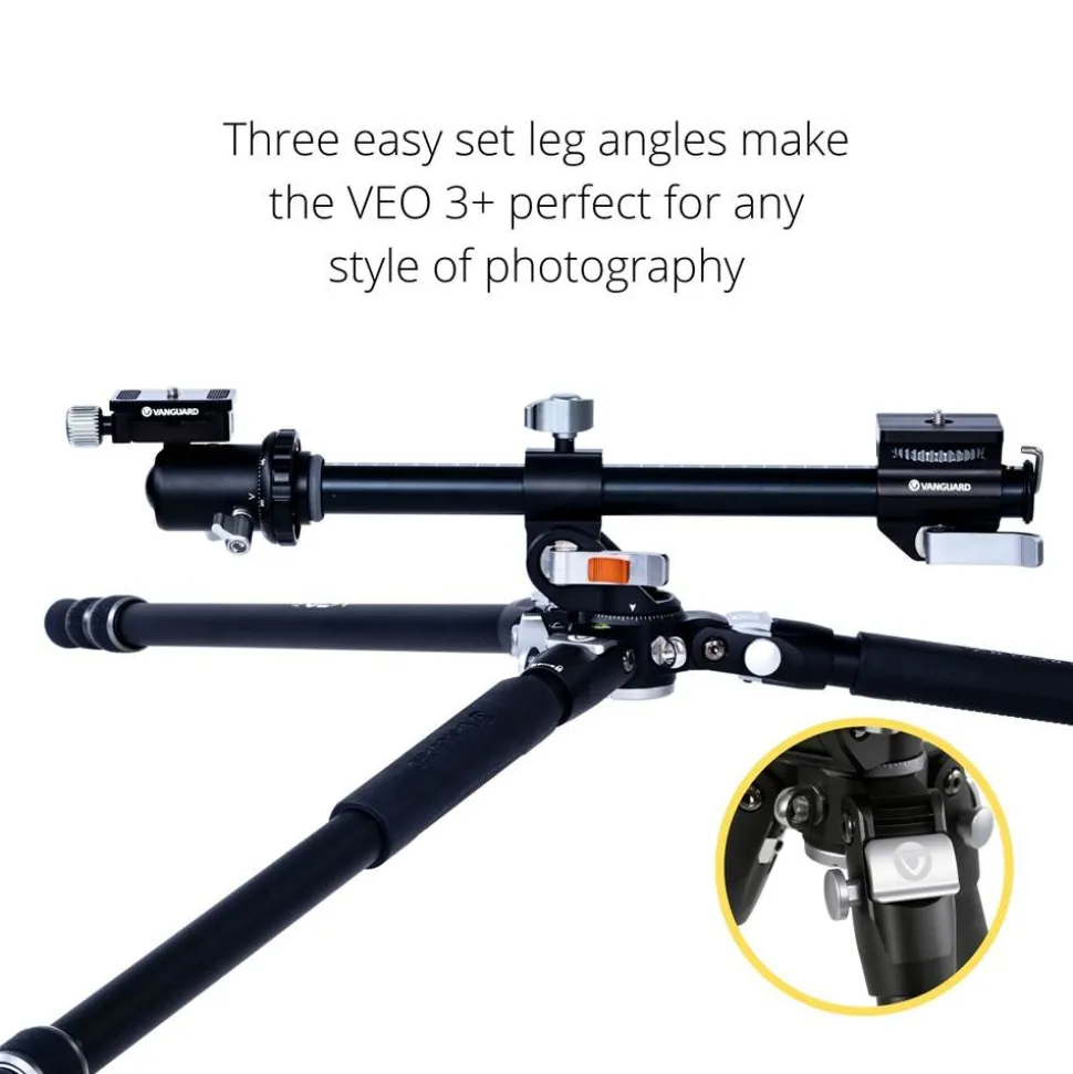 Vanguard VEO 3+ 263AB 160S Aluminium Tripod With Dual Axis Ball Head