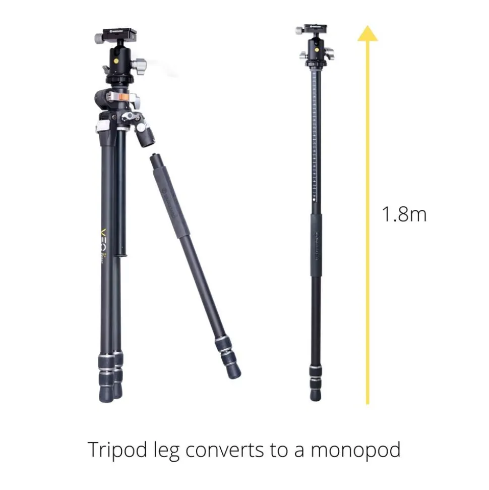 Vanguard VEO 3+ 263AB 160S Aluminium Tripod With Dual Axis Ball Head