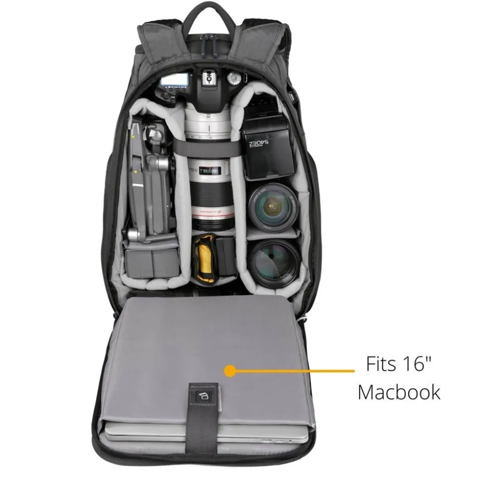 Vanguard VEO Adaptor R48 GY Backpack with USB Port Rear Access