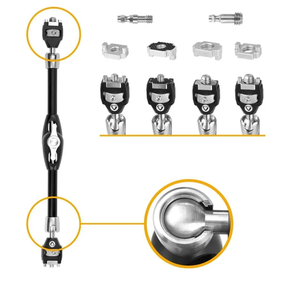 Vanguard VEO CP-65 Accessories Kit Clamp, Tripod Support Arm and Smartphone Holder