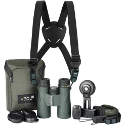 Vanguard VEO ED 8x42 Carbon Composite Binoculars Bundle