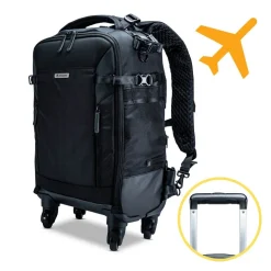 Vanguard VEO Select 55BT BK 4-wheel Roller Case Backpack - Black