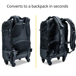 Vanguard VEO Select 55BT BK 4-wheel Roller Case Backpack - Black