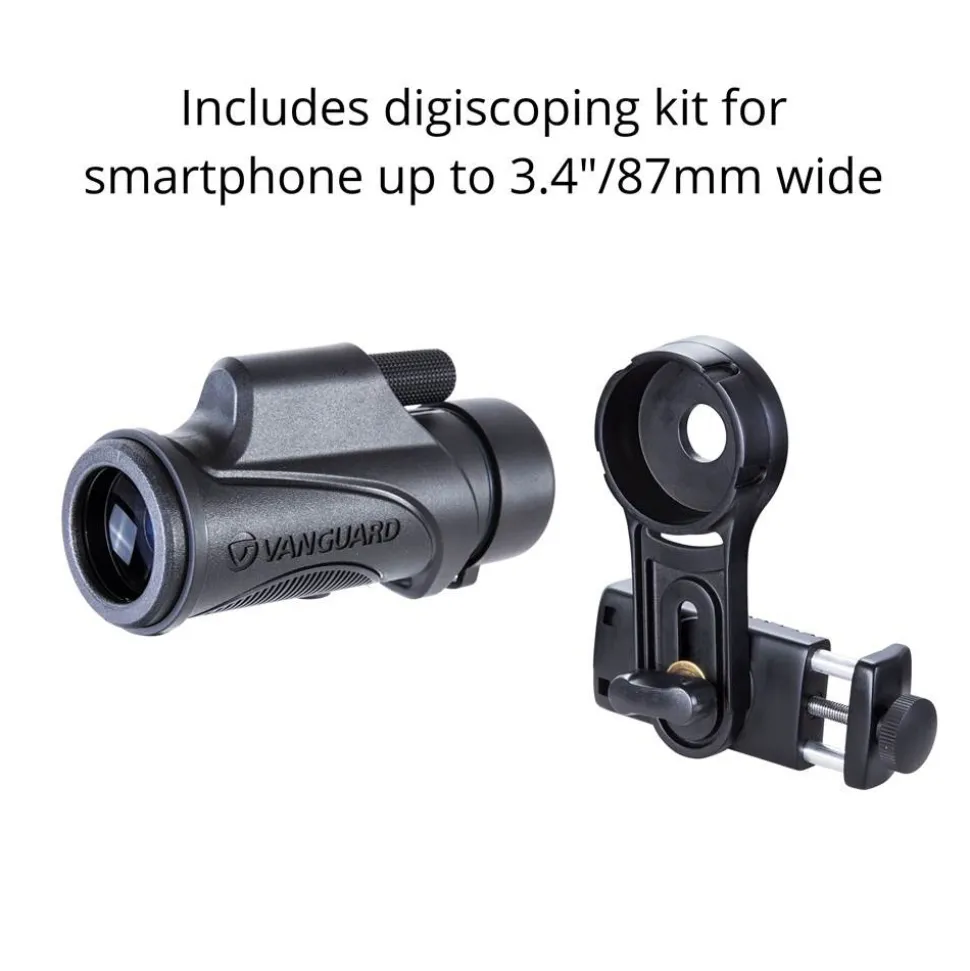 Vanguard VESTA 8320M Monocular + Smartphone Digiscoping Kit