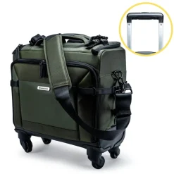 VEO Select 42T GR - Pilot Style Roller Shoulder Bag - Green