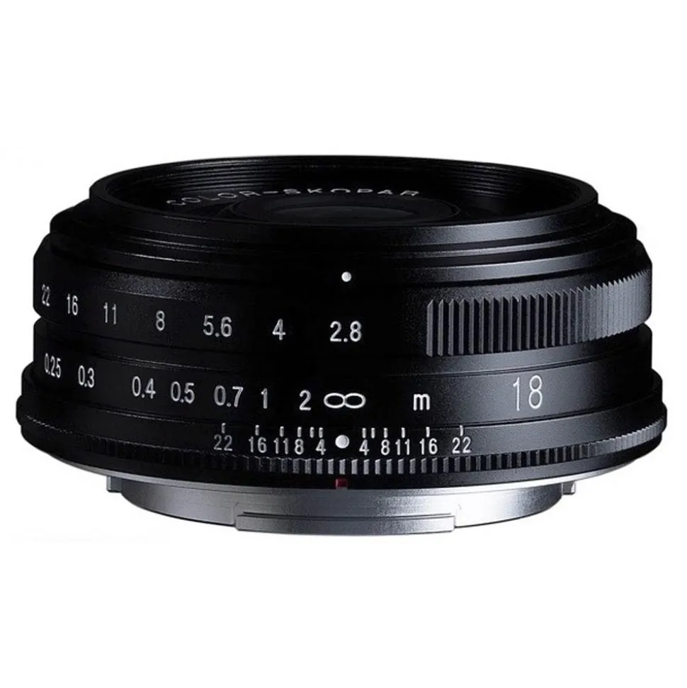 Voigtlander 18mm f2.8 Color-Skopar Fujifilm X Mount Lens Black