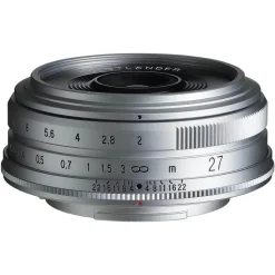 Voigtlander 27mm f/2 Ultron Lens for Fujifilm X Silver