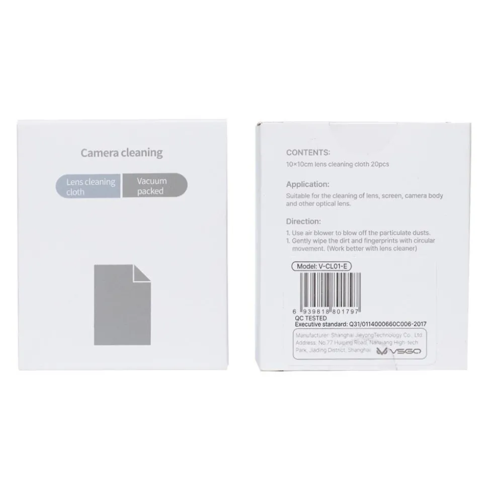 VSGO Microfibre Lens Cleaning Cloth 20 Pcs Set