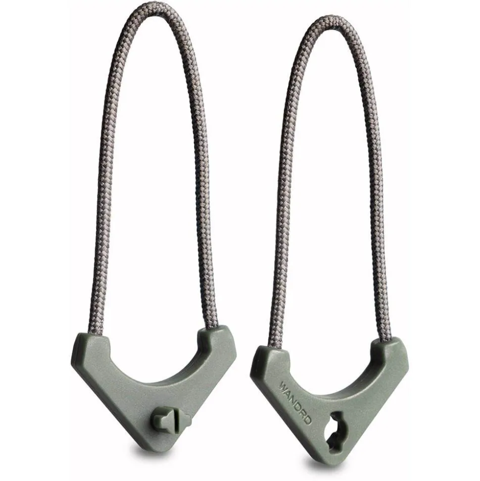 WANDRD Worryless Locking Zipper Puller Wasatch Green