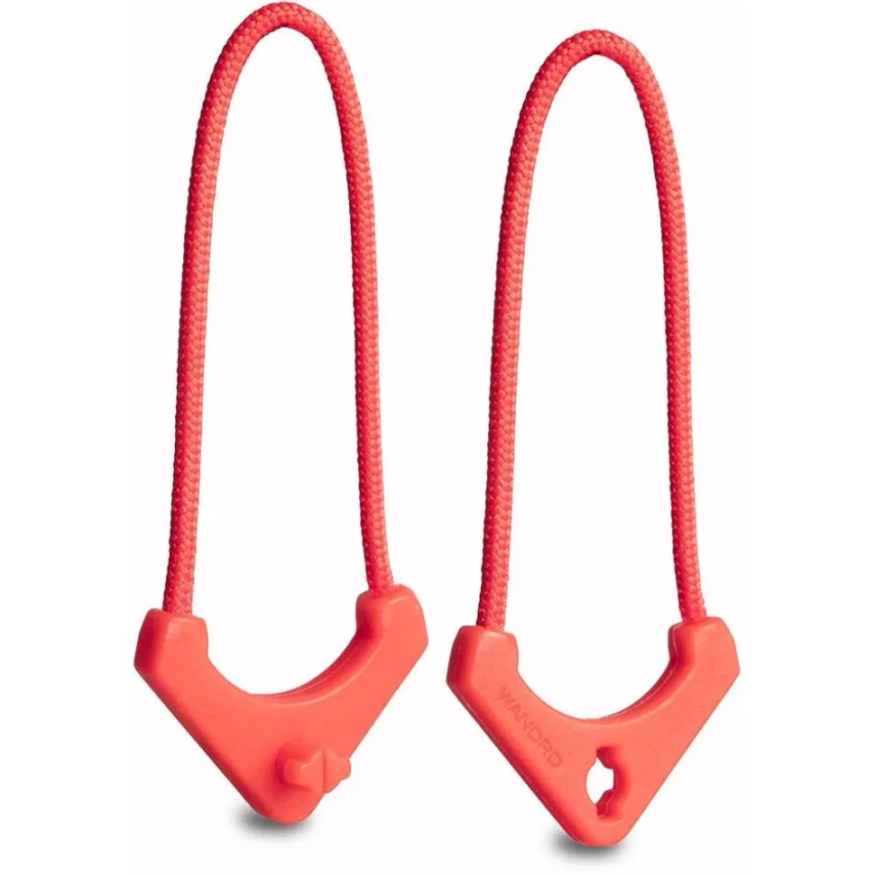 WANDRD Worryless Locking Zipper Puller Red