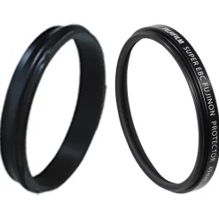 Weather-Resistant Kit X100V Black (Adaptor Ring and Protector Filter)