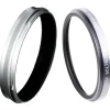 Weather-Resistant Kit X100V Silver (Adaptor Ring and Protector Filter)