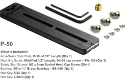 Wimberley P50 Quick Release Plate