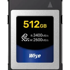 Wise Advanced CFX4-B512 512GB CFexpress Memory Card
