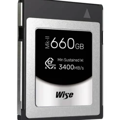 Wise Advanced CFX4-B660PM2 660GB CFexpress 4.0 Type B PRO Memory Card