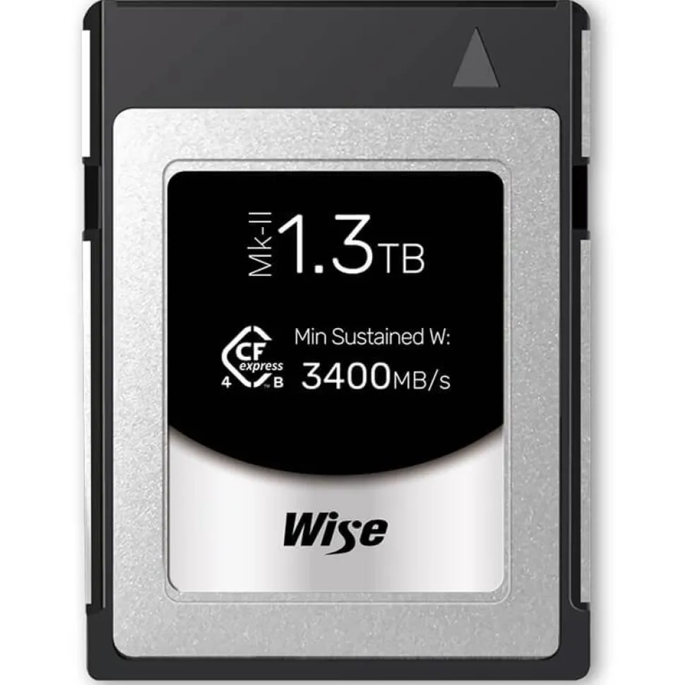 Wise Advanced CFX4-B1300PM2 1.3TB CFexpress 4.0 Type B PRO Memory Card