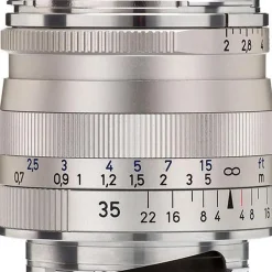 Zeiss Biogon T* 35mm f/2 ZM Lens Silver Leica M