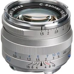 Zeiss C Sonnar T* 50mm f/1.5 ZM Lens Silver Leica M